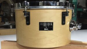 brooks drum sets, custom wood timbale, David Flores, john santos sextet, handcrafted drums